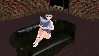 leo anime girl got naked in gravure 😍