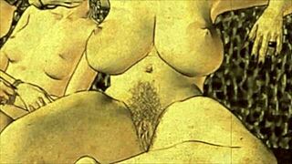 Vintage Erotic Cartoon Drawings Of Hairy Anime Hentai