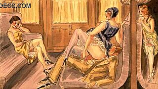 Vintage Erotic Cartoon Drawings Of Hairy Anime Hentai