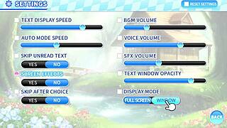 Kuri kuri click 2 features hentai gameplay with oiled big tits massage