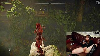 British redhead masturbates on webcam with dildo