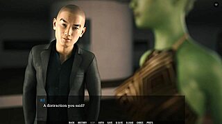 Damn, she begs for cum in cute 3D hentai outfit!