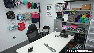 shoplifter emma starletto fucked by older pervy guard - teen 18+robbers com