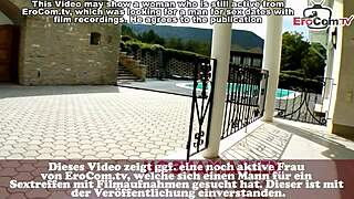 Why does this skinny German MILF babe crave double anal outdoors with a big cock?