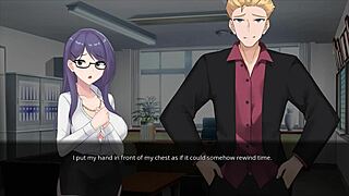 Old Cuckold Cheats in Anime Sex Scene.