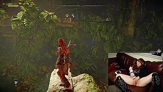 British redhead masturbates on webcam with dildo