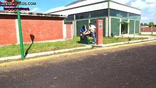 I begged those two fat guys for cock and they fucked me on the street part three