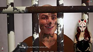 milf in stockings sucks his cock