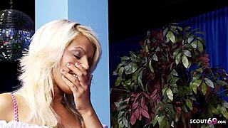 sexy blonde scarlett march gets rough fucked and facialed by client