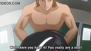 Can this anime slut handle double penetration and gangbang with facials?