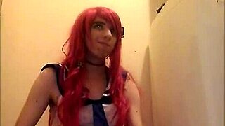 Solo Trap Jerks Off And Swallows Cum