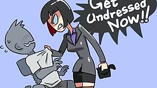 Cartoon porn with group action and hot oral sex scenes