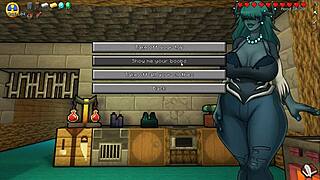 Minecraft parody hentai game episode with creeper girl and piglette in a fun adventure.