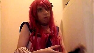 Solo Trap Jerks Off And Swallows Cum