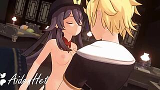 Teen 18+ hentai babe takes 3D cum creampie hard!