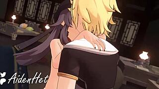 Teen 18+ hentai babe takes 3D cum creampie hard!