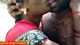 i saw this desi girl in the forest calling her friend to kiss and fuck