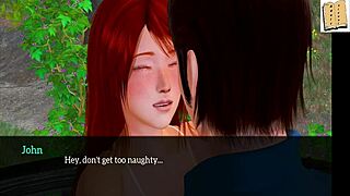 Chatting about my new family episode 142 with anime characters.