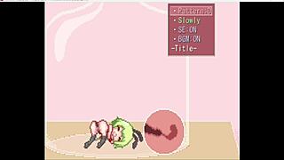 bunny girl feels anal on stage