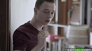 Stepbro eats anya kreys young 18+ pussy making her cum on his tongue