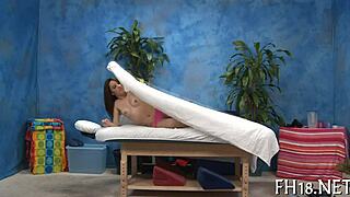 i give a sensual vulva massage to her wet pussy