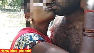 i saw this desi girl in the forest calling her friend to kiss and fuck