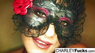 charley chase in sexy lingerie and stockings showing big tits ass pussy nude