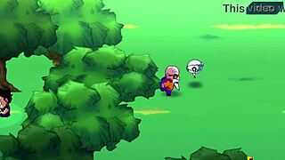 Kame Paradise 2 - Chi Chi Gives Roshi A Handjob