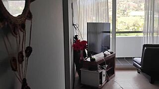 Oh God, Husband Moans As Wife's Pussy Gets Licked!