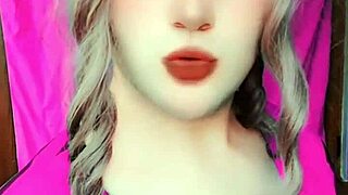 I dressed as a sissy crossdresser in pink shirt and black mini skirt.