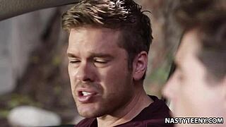 Slutty Teen 18+ Lily Jordan Bangs Boyfriend's Pal Hard