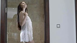 Stepbro eats anya kreys young 18+ pussy making her cum on his tongue