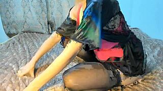 flirt jerks off on webcam, full boobs dripping wet! fingering pussy to orgasm in 5 mins! 💦😍