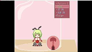 bunny girl feels anal on stage