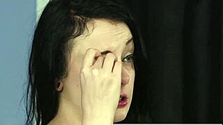 Tattooed Glamcore Babe Receives Bold Facial Cum On Face In Pov