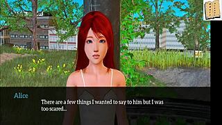 Chatting about my new family episode 142 with anime characters.