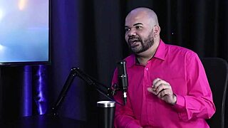 Paulo Avelar and Victoria Beatriz flash in sheer red