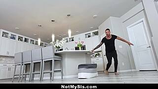 Big Stepbrother Can't Stop Thinking About His Little Stepsister's Perky Tits - Does She Bend Over For Him?