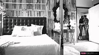 hey, check out avery and ryan fucking with a creampie in shaved pussy