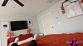 I sharin' my room wit my russian step sis on thanksgiving - ava marina