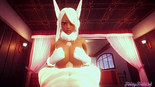 rumi usagiyama in pov boobjob and riding scene from boku no hero hentai