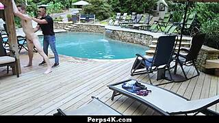 Why does the gay security officer submit the twink for deep cavity search?