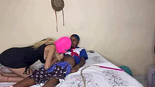 Bareback pounding of young white teen in POV