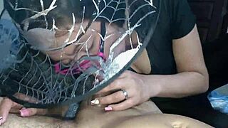 Passionate Witch Sucking Cock In Homemade Latina Scene