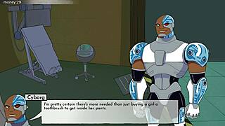 18titans part 21 enjoying blackfire in anime game