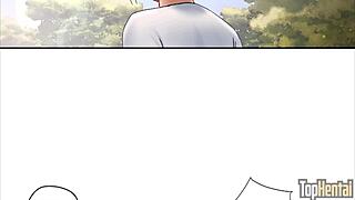 Ebony Babe Does SEXERCISE Workout CFNM In Anime Hentai Style