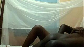 i'm drillin' that ebony pussy so hard, she loves it with a creampie