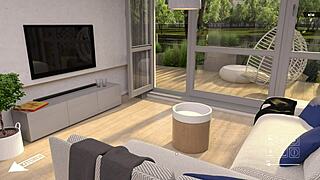 I am playing the complete steps of debauchery part 7 with naked old men at the beach.