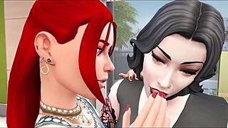 my goth girlfriend in sims 4 futa makes me feel so excited part 1