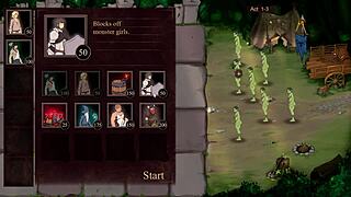 Playing with monster girls in this anime hentai